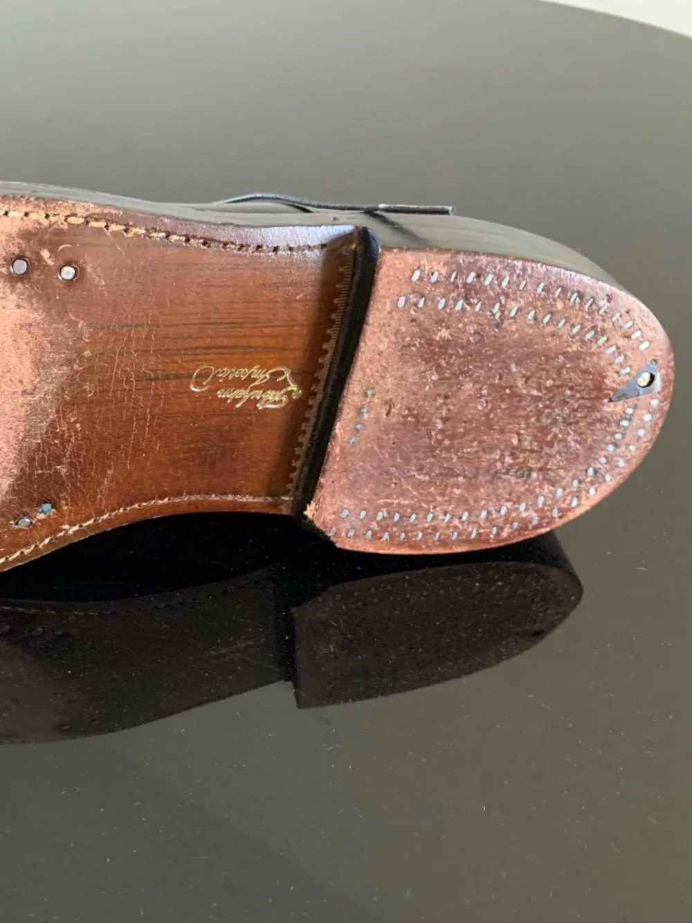 Florsheim Imperial V Cleat Five Nail Shoes